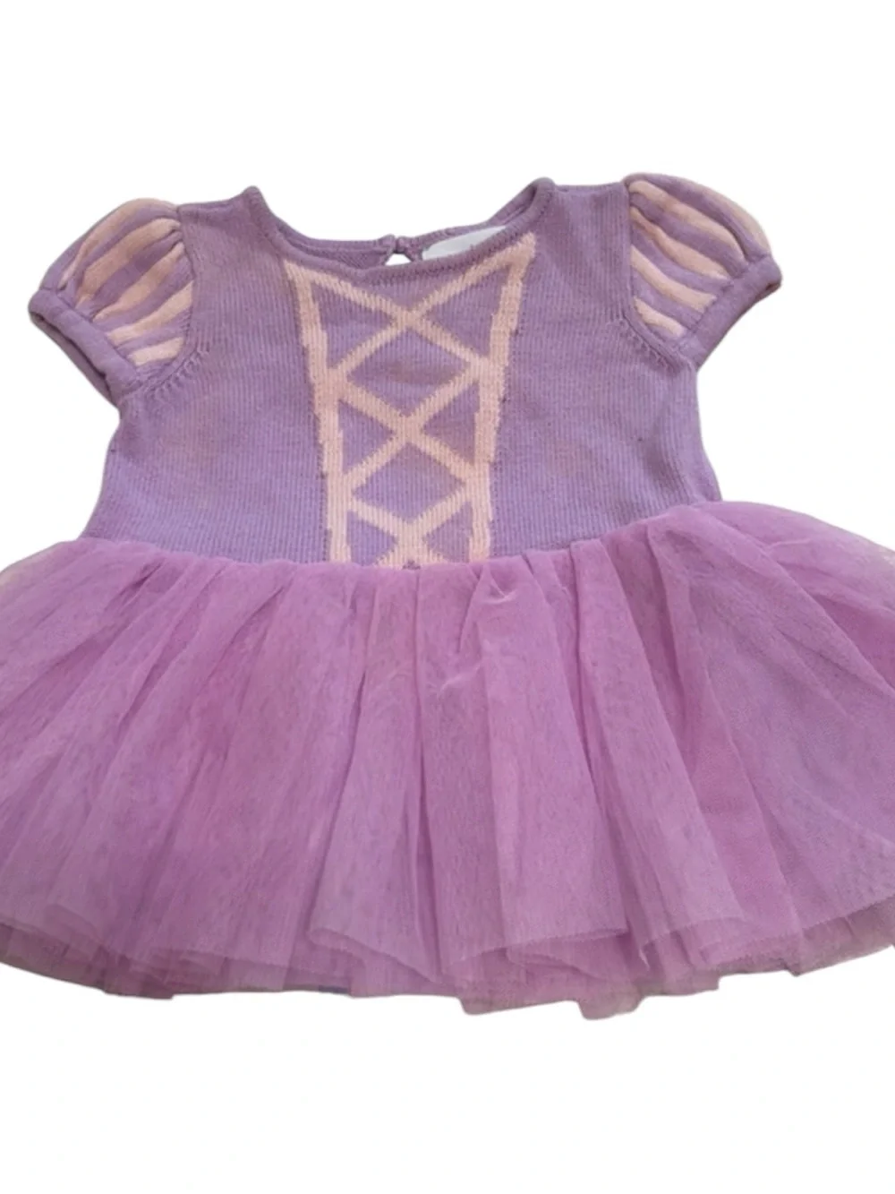 GAP baby girl repunzel dress size 0-3m